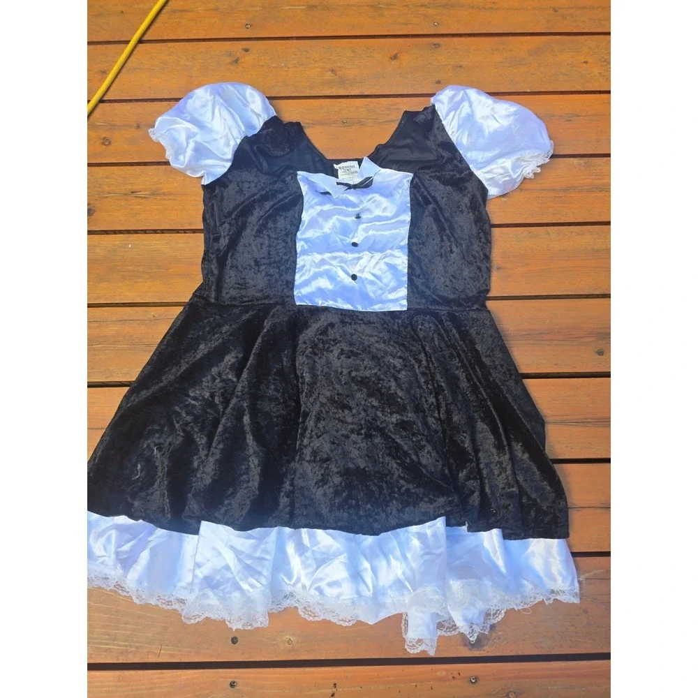 California Costumes Fiona French Maid Dress Black Velvet Halloween Cosplay 1 Siz